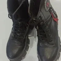 پوتین مشکی یخ شکن دار 38 پسرانه دخترانه مشترک|کیف، کفش، کمربند|رشت, انصاری|دیوار