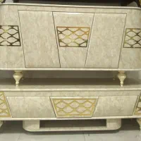 ست میز تلوزیون و آینه کنسول|بوفه، ویترین، کنسول|اهواز, کمپلو جنوبی|دیوار