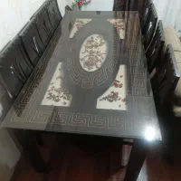 میز نهارخوری ۸نفره|میز و صندلی غذاخوری|قزوین, |دیوار