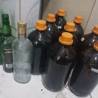 بطری شیشه ای ۳لیتری و ۱ لیتری