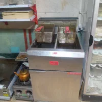 سرخ کن صنعتی دو لگنه دو موتوره