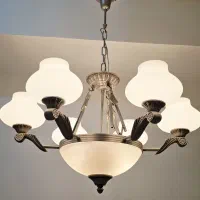 ست ۳ پارچه لوستر های تمام برنز تیتانیومی|لوستر و چراغ آویز|تهران, اقدسیه|دیوار