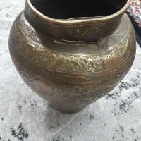 گلدون برنجی عتیقه قدیمی