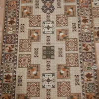 کناره طرح گلیم بافت ستاره کویر