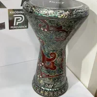 داربوکا جوهرالفن طرح زلیخاه سایز ۹باس کاور طلق