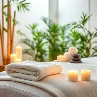 روغن ماساژ در مکان