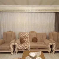 پرده توری همراه با دکور|پرده، رانر، رومیزی|تبریز, |دیوار