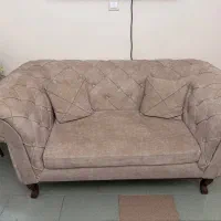 مبل راحتی چستر ۷ نفره همراه جلو مبلی