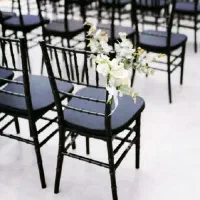 صندلی تالار شیواری مشکی