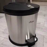 سطل زباله استیل، ۲۰ لیتری، سرکوله