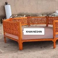 تخت شاهنشین چوبی|تخت و سرویس خواب|اهواز, فرهنگ شهر|دیوار