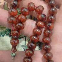 دو عدد تسبیح کهربا درجه یک مجلسی و خوشدست|بدلیجات|کوهدشت, |دیوار