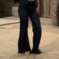 شلوار جین تیره شافل