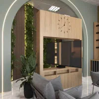 کارا کابینت ( کلینیک داخلی ساختمان)|کتابخانه، شلف، قفسههای دیواری|سنندج, |دیوار