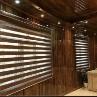 پرده زبرا شیدو دومکانیزه ورتیکال حریر تحویل ۴ساعت