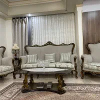 مبل استیل کلاسیک ۹ نفره درحد نو|مبلمان خانگی و میز عسلی|تهران, تهرانسر مرکزی|دیوار