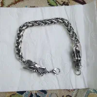 دستبند استیل طرح اژدها