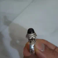 انگشتر دست دلبر نگین مشکی|جواهرات|کاشان, گارزگاه|دیوار