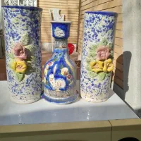 چراق نفتی ولاله گلدان قدیمی|چراغ خواب و آباژور|اصفهان, آبشار|دیوار