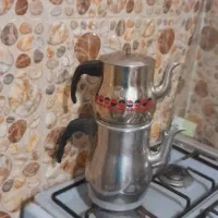 کتری قوری استیل جنس خیلی محکم