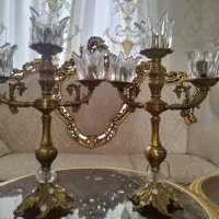 شمعدان برنزی 3 شعله