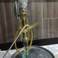 قلیون برنزی طاووس