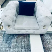 یه جفت فرش ۶ متری ۱۲۰۰ شانه یه دست مبل چستر ۷ نفره|مبلمان خانگی و میز عسلی|شهریار, شهریار|دیوار