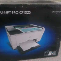 پرینتر لیزری رنگی hp 1025 مثل آک با کارکرد ۴۰ برگ