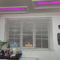 پرده زبرا چوبی