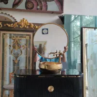 ست روشویی طرح چوب روس سیتکا|لوازم سرویس بهداشتی|تبریز, |دیوار