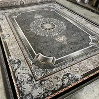 طرح نقشه آب رنگی قالی مدرن|فرش|راور, |دیوار