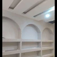 کناف پی وی سی تایل60×60رنگ آمیزی|خدمات پیشه و مهارت|آبادان, |دیوار