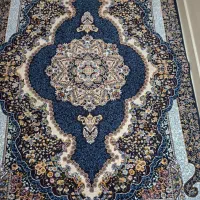 فرش کاریز سلطان سرمه ای ۶ متری