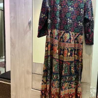 پیراهن بلند نخی