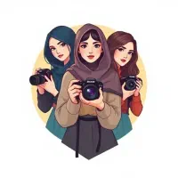 خانم جهت تولید محتوا وجلوی دوربین
