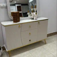 آینه کنسول و زیر تلویزیونی ام دی اف