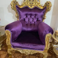 مبل سلطنتی ۷ نفره (درحدنو)|مبلمان خانگی و میز عسلی|خلخال, |دیوار