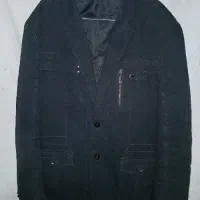 کت کتان مشکی ترک