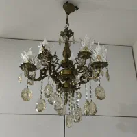 لوستر برنجی|لوستر و چراغ آویز|اسلامشهر, باغ فیض|دیوار