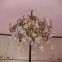 لوستر برنجی|لوستر و چراغ آویز|بروجرد, |دیوار