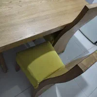 ناهار خوری چوب 6 نفره 7 تومن|میز و صندلی غذاخوری|شیروان (خراسان), |دیوار