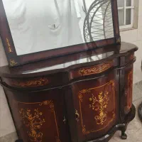 آینه کنسول معرق سالم و بزرگ