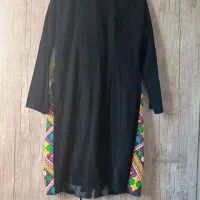 مانتو مخمل وپارچه سوزن دوزی درحد نو ۱۲۰۰|لباس|اصفهان, پوریای ولی|دیوار