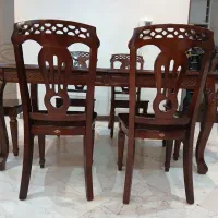 میز نهارخوری مالزی تبدیلشو ۶ به ۸ کمجا|میز و صندلی غذاخوری|تهران, پونک|دیوار