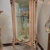 ویترین شیشه ای زیبا|بوفه، ویترین، کنسول|آمل, |دیوار