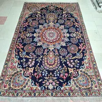 قالیچه پردهای دستباف کرمان جفت