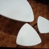 میز جلو مبلی سفید عسلی