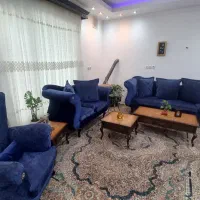 مبل راحتی ۷ نفره مخمل آبی سلطنتی فوق العاده شیک|مبلمان خانگی و میز عسلی|طبس, |دیوار