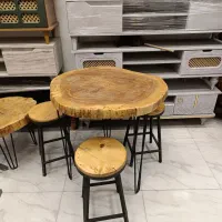 میز نهارخوری روستیک / میز و صندلی /|میز و صندلی غذاخوری|رشت, منظریه|دیوار