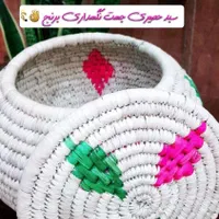 سبد حصیری جهت نگهداری برنج
